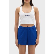 Les Benjamins Pamuklu Cropped Fit Top Bayan Top LB24SSKISFUTN
