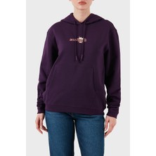 Les Benjamins Pamuklu Regular Fit Kanguru Cepli Kapüşonlu Sweat Bayan Sweat LB24FWEAPFUHD