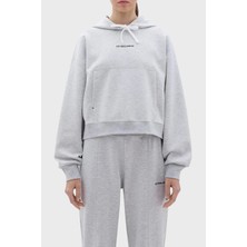 Les Benjamins Crop Fit Kapüşonlu Sweat Bayan Sweat LB23FWCLAFUHD