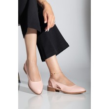 Pore Cilt Kısa Topuk Ayakkabı Mint Yeşil