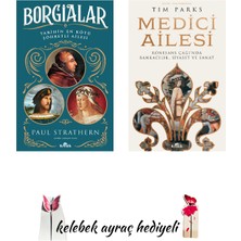 Medici Ailesi-Borgialar 2 Kitap Kelebek Ayraç Hediyeli