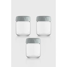 Renga Lexa 210 ml 3'lü Cam Baharatlık Seti 161015 Gri