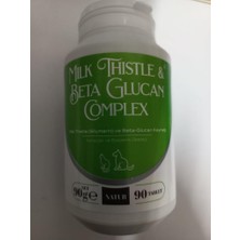Milk Thistle & Beta Glucan Complex Kedi ve Köpek Karaciğer ve Bağışıklık Destekleyici 90 Tablet (STT:08/2026)
