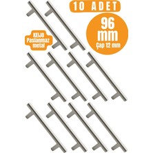 Almital Mobilya Aksesuarlari 10 ADET Keijo INOX 96mm Paslanmaz Kulp (mobilya, dolap kulbu, kulp modeli)