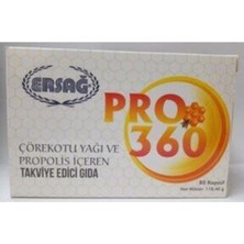 Ersağ Pro 360 Gıda Takviyesi, Propolis Ve Çörekotu Yağı Içeren Gıda Takviyesi