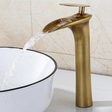 Banyo Çanak Lavabo Bataryası Antik Şelale Renk Yeni Model 7 Yıl Garantili Ithal