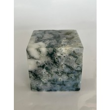 Moss Agat Doğaltaş Küp 5,5 cm
