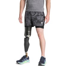 Own The Run Spray Dye 2in1 Erkek Gri Koşu Şort JN9680