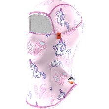 Maskara Extreme Kids Pro Balaklava Baskılı Su Itici Özellikli(Dwr) Snowboard Kayak, Motosiklet, Bisiklet Kar Maskesi (MASKB005)