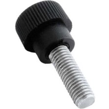 Plastik Tırtırlı Düğme Cıvatalı No:2 M6X25