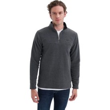 Cazador Caz Yarım Fermuarlı Antrasit Erkek Sweatshirt