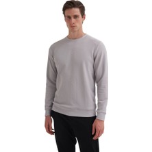 Cazador Caz Bisiklet Yaka Gri Erkek Sweatshirt 51520
