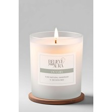 Okyanus Kokulu Bardak Mum - %100 Doğal Soya Mumu Buzlu Bardak Aromaterapi Mum - 280 cc