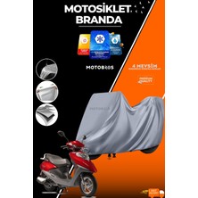 Motosiklet Branda Motolüx Ceo 110 (En Kalın) Kumaş Ömürlük Kullanım (Tokalı)