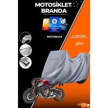 Motosiklet Branda Honda CB650R (En Kalın) Kumaş Ömürlük Kullanım (Tokalı)