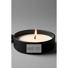 Amber Kokulu Mum - %100 Doğal Soya Mumu 3 Fitlli Aromaterapi Kokulu Mum - 350 cc