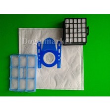 Beyaz Toz Torbası ve Filtre Seti - 20 Adet Temizlik