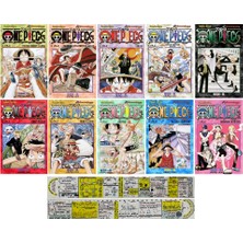 One Piece 2-3-4-5-6-7-8-9-10-11. Ciltler Manga Seti + Mat. Öğreten Cetvel