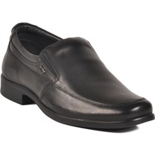 Siyah Hakiki Deri Erkek Klasik Ayakkabı 1889 M