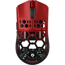 Hawk Gaming HM620 8k Hz 30000 Dpı Tri-Mode Kablosuz/bluetooth Siyah Kırmızı Gaming Mouse