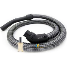 Yedek Parça Pendik Fantom Uyumlu Dc 4300 4 Çeker Elektrikli Süpürge Hortumu Çelik Telli Hortum Hediyeli