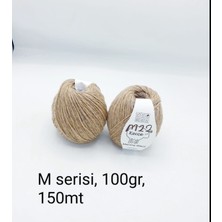 Doğal Keçi Yünü Iplik M Serisi 100 gr 150 mt 2 Adet