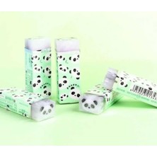 Mikro Panda Silgi 2’li Set Sevimli Karakter Tasarım Çift Paket Avantajı