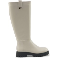 Nine West Gregor 5pr Kırık Beyaz Kadın Çizme