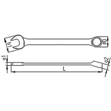 Izeltaş Kombine Anahtar Kısa Boy 26 mm