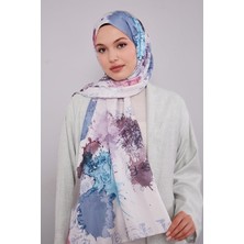 Lêvi D'or Batik Desen Twill Şal Gül
