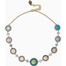 Small Octavia Kolye, Bronz, Kristal ve Inci