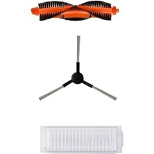 Gri Uyumlu Robot Süpürge Yedek Parça 3'lü Set