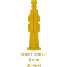 Roket Dübeli 08MM 20 Adet