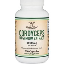 Double Wood Cordyceps Mushroom -   1000 Mg 210 Kapsül