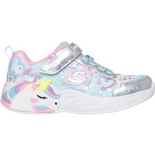 Skechers Unıcorn Dreams Heart Sparkles 303063L-SMLT Gri Koşu&yürüyüş Ayakkabısı