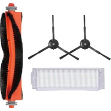 Beyaz 4'lü Yedek Parça Seti Uyumlu Robot Süpürge!