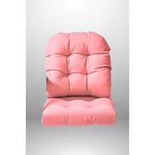 Momme Sırtlı Sandalye  Minderi 45X45 cm ( 1 Takım )