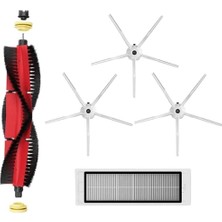 Kırmızı 5'luk Robot Süpürge Yedek Parça Seti