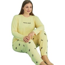Büyük Beden Kadın Pijama Takımı Yumuşak ve Rahat Dokulu 3xl–5xl