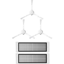 Gri li D9 Robot Süpürge Yedek Parça 5'li Seti