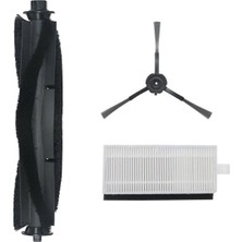 Siyah Imila V1 Robot Süpürge Yedek Parça Seti 3'lü Uyumlu