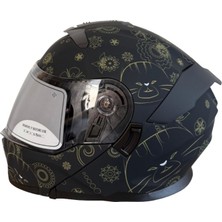 Mx 962 Çene Açılır Motosiklet Kaskı Mx1 Cat