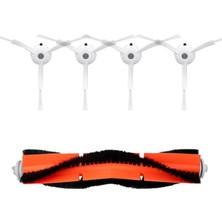 Sarı 5'li Robot Süpürge Yedek Parça Seti Uyumlu ve