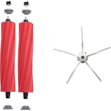 Turuncu Uyumlu 3'lü Robot Süpürge Yedek Parça Seti