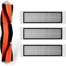 Sarı li Robot Süpürge Yedek Parça Seti 4'lü Uyumludur