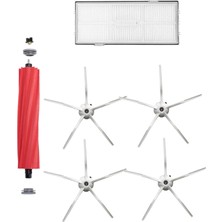 Gri 6'lı Yedek Parça Seti Robot Süpürge Uyumlu