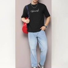 Erkek Baskılı Oversize Tshirt  Iyah