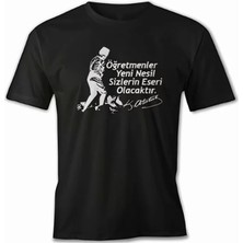 24 Kasım Öğretmenler Baskılı Tshirt  Iyah