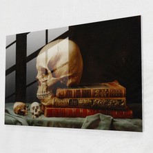 Popcas Caravaggio Tarzı Cam Duvar Sanatı - Caravaggio Cam Tablo Modern Sanat