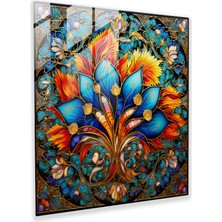 Popcas Anadolu Mozaiği Cam Tablosu - Canlı Mozaiğin ve Camın Eşsiz Buluşması